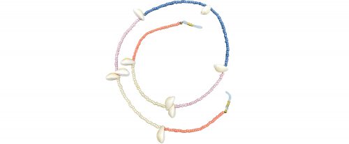 Boho Beach Sunny Necklace - Multicolour Cowrie Shells